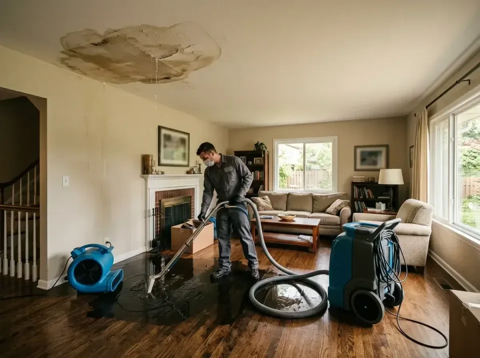 attic-pipe-burst-ceiling-drip-008 — frequently asked questions, Water Damage Restoration & Carpet Care in Cicero, IN